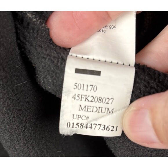 IZod Performx Full Zip Medium Dark Gray Tweed Sweater Jacket Fleece Lined Men’s - Picture 6 of 9